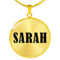 Sarah v01 - 18k Gold Finished Luxury Necklace
