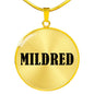 Mildred v01 - 18k Gold Finished Luxury Necklace