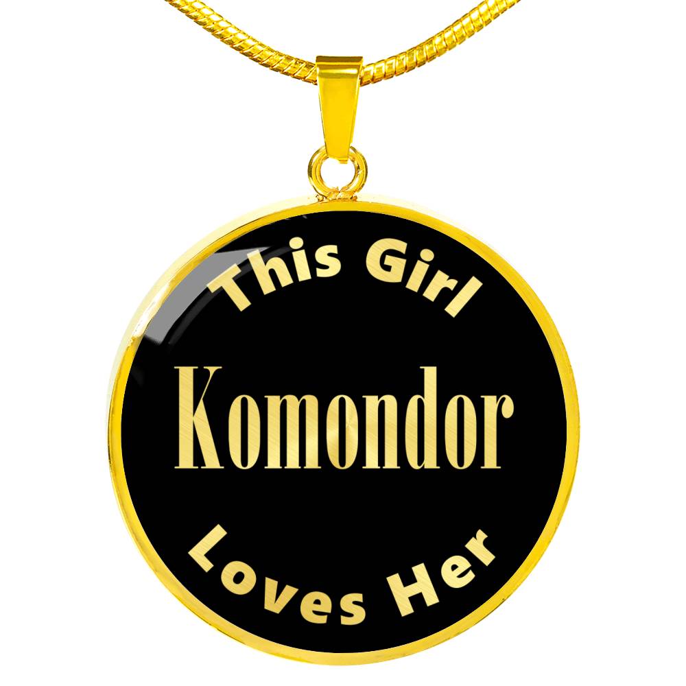 Komondor v2 - 18k Gold Finished Luxury Necklace