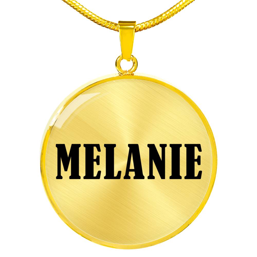 Melanie v01 - 18k Gold Finished Luxury Necklace