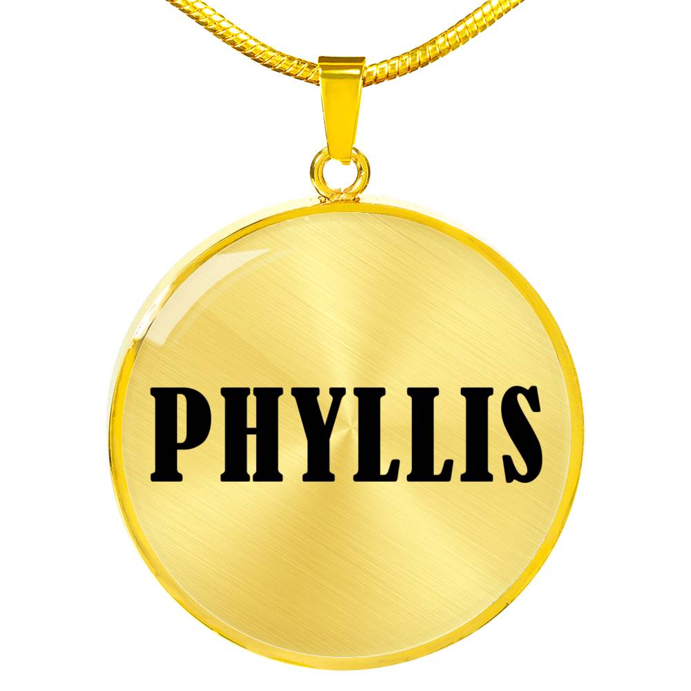 Phyllis v01 - 18k Gold Finished Luxury Necklace