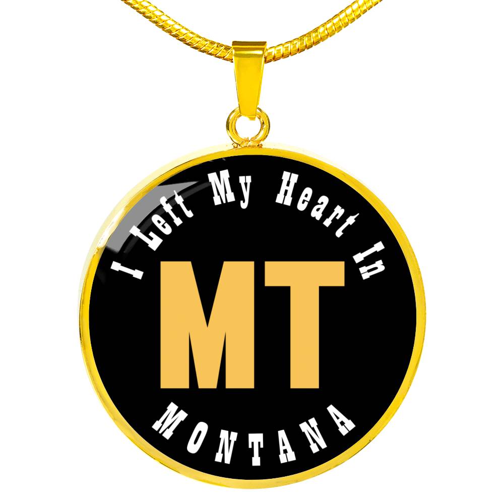 Heart In Montana - 18k Gold Finished Luxury Necklace