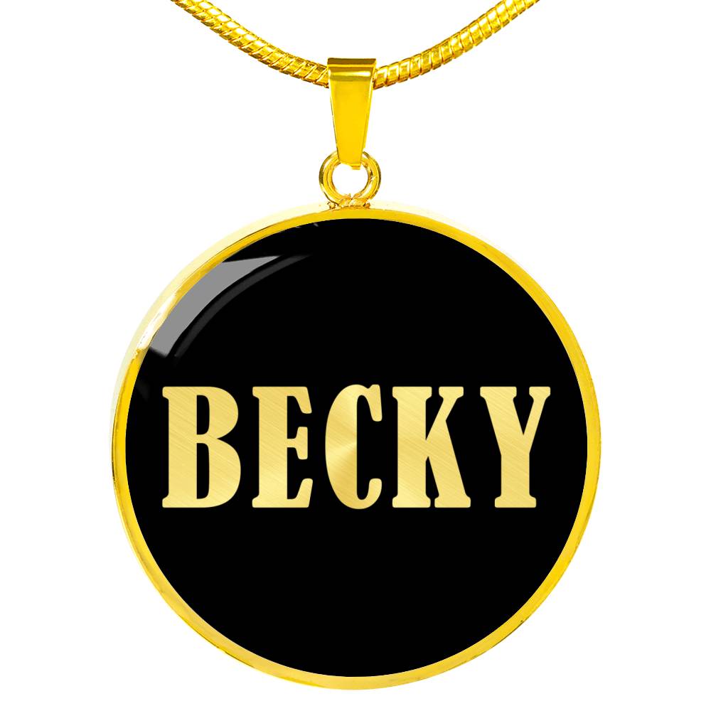 Becky v02 - 18k Gold Finished Luxury Necklace
