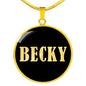 Becky v02 - 18k Gold Finished Luxury Necklace