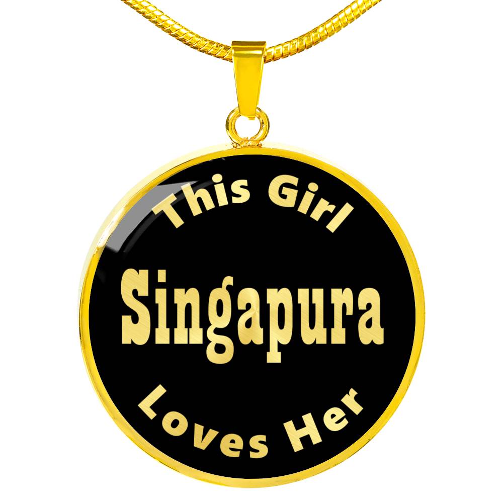 Singapura v2 - 18k Gold Finished Luxury Necklace
