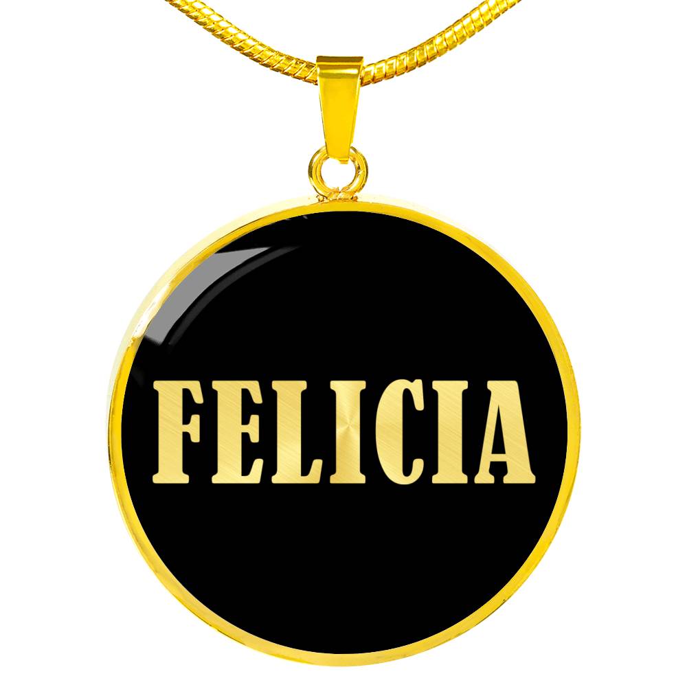 Felicia v02 - 18k Gold Finished Luxury Necklace