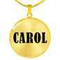Carol v01 - 18k Gold Finished Luxury Necklace