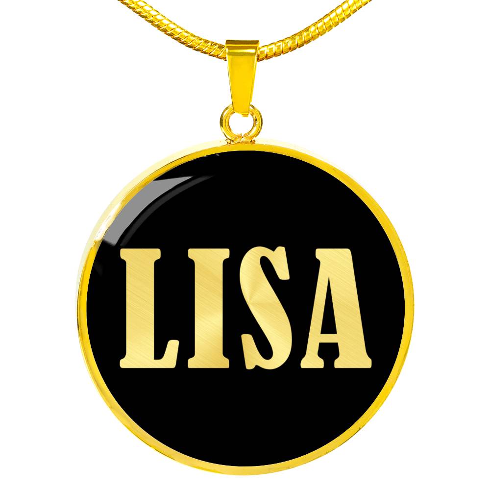 Lisa v02 - 18k Gold Finished Luxury Necklace