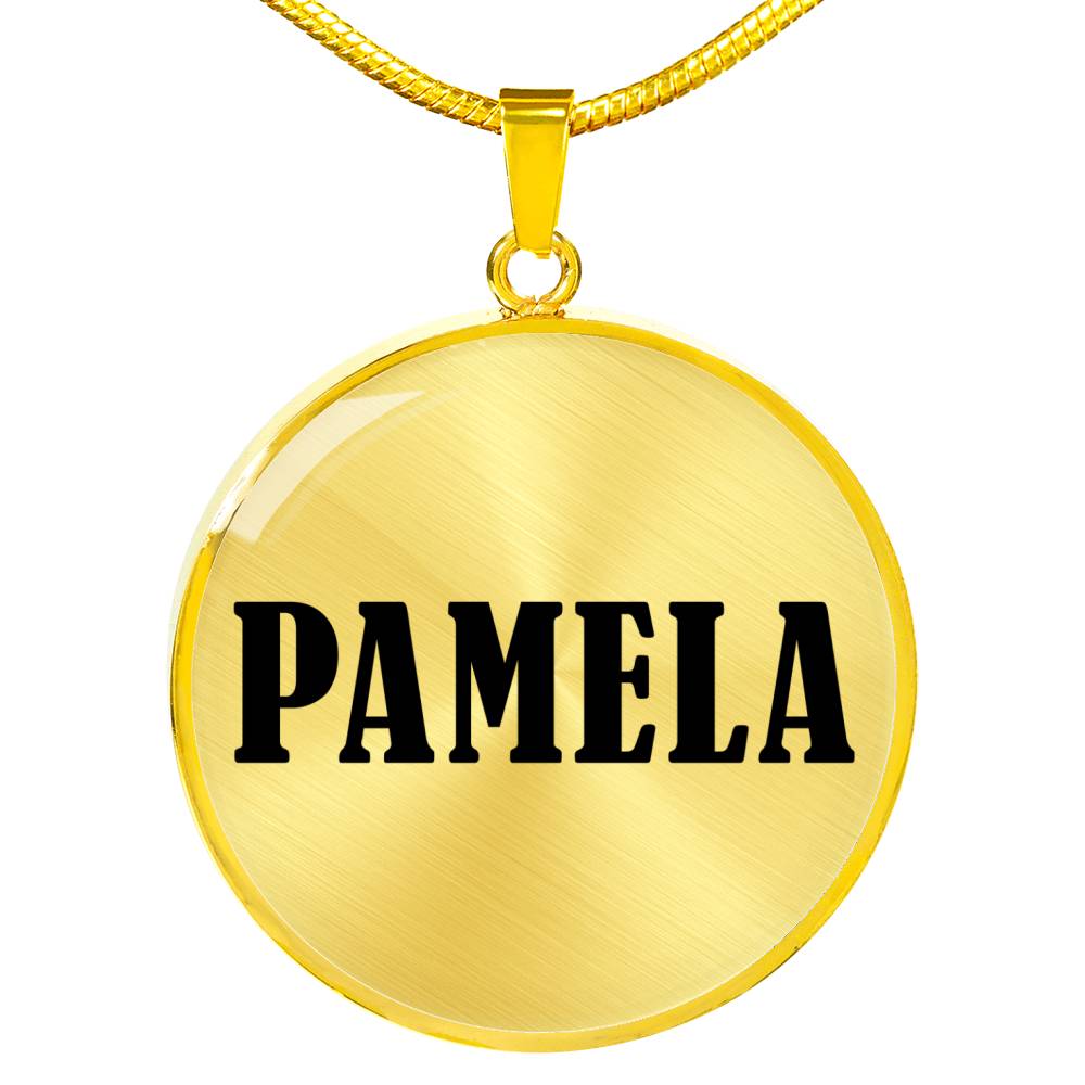 Pamela v01 - 18k Gold Finished Luxury Necklace