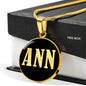 Ann v02 - 18k Gold Finished Luxury Necklace