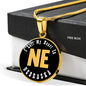 Heart In Nebraska - 18k Gold Finished Luxury Necklace