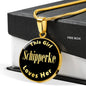 Schipperke v2 - 18k Gold Finished Luxury Necklace