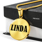 Linda v01 - 18k Gold Finished Luxury Necklace