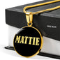 Mattie v02 - 18k Gold Finished Luxury Necklace