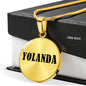 Yolanda v01 - 18k Gold Finished Luxury Necklace