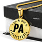 Heart In Pennsylvania v01 - 18k Gold Finished Luxury Necklace