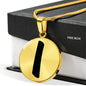 Initial I v1b - 18k Gold Finished Luxury Necklace
