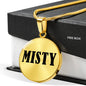 Misty v01 - 18k Gold Finished Luxury Necklace