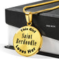 Saint Berdoodle - 18k Gold Finished Luxury Necklace