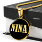 Nina v02 - 18k Gold Finished Luxury Necklace