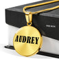 Audrey v01 - 18k Gold Finished Luxury Necklace