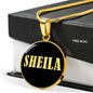 Sheila v02 - 18k Gold Finished Luxury Necklace
