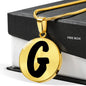 Initial G v1b - 18k Gold Finished Luxury Necklace