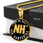 Heart In New Hampshire - 18k Gold Finished Luxury Necklace