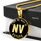 Heart In Nevada v02 - 18k Gold Finished Luxury Necklace