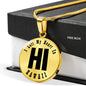 Heart In Hawaii v01 - 18k Gold Finished Luxury Necklace