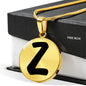 Initial Z v1b - 18k Gold Finished Luxury Necklace
