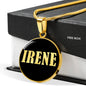 Irene v02 - 18k Gold Finished Luxury Necklace