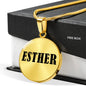 Esther v01 - 18k Gold Finished Luxury Necklace