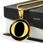 Initial O v2a - 18k Gold Finished Luxury Necklace