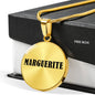 Marguerite v01 - 18k Gold Finished Luxury Necklace