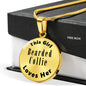 Bearded Collie - 18k Gold Finished Luxury Necklace