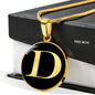 Initial D v2a - 18k Gold Finished Luxury Necklace
