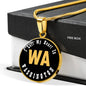Heart In Washington - 18k Gold Finished Luxury Necklace