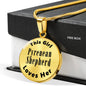 Pyrenean Shepherd - 18k Gold Finished Luxury Necklace