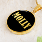 Molly v02 - 18k Gold Finished Luxury Necklace