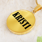 Kristi v01 - 18k Gold Finished Luxury Necklace