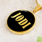 Jodi v02 - 18k Gold Finished Luxury Necklace