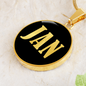 Jan v02 - 18k Gold Finished Luxury Necklace