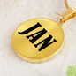 Jan v01 - 18k Gold Finished Luxury Necklace