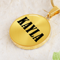 Kayla v01 - 18k Gold Finished Luxury Necklace