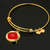 Root Chakra (Muladhara) v2 - 18k Gold Finished Bangle Bracelet