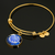 Mom, You Are The Heart Of Our Family - 18k Gold Finished Bangle Bracelet