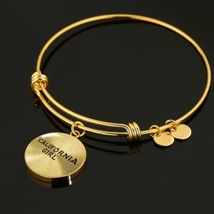 California Girl - 18k Gold Finished Bangle Bracelet