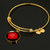 Root Chakra (Muladhara) - 18k Gold Finished Bangle Bracelet