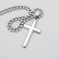 Personalized Stainless Steel Ball Chain Cross Necklace v2